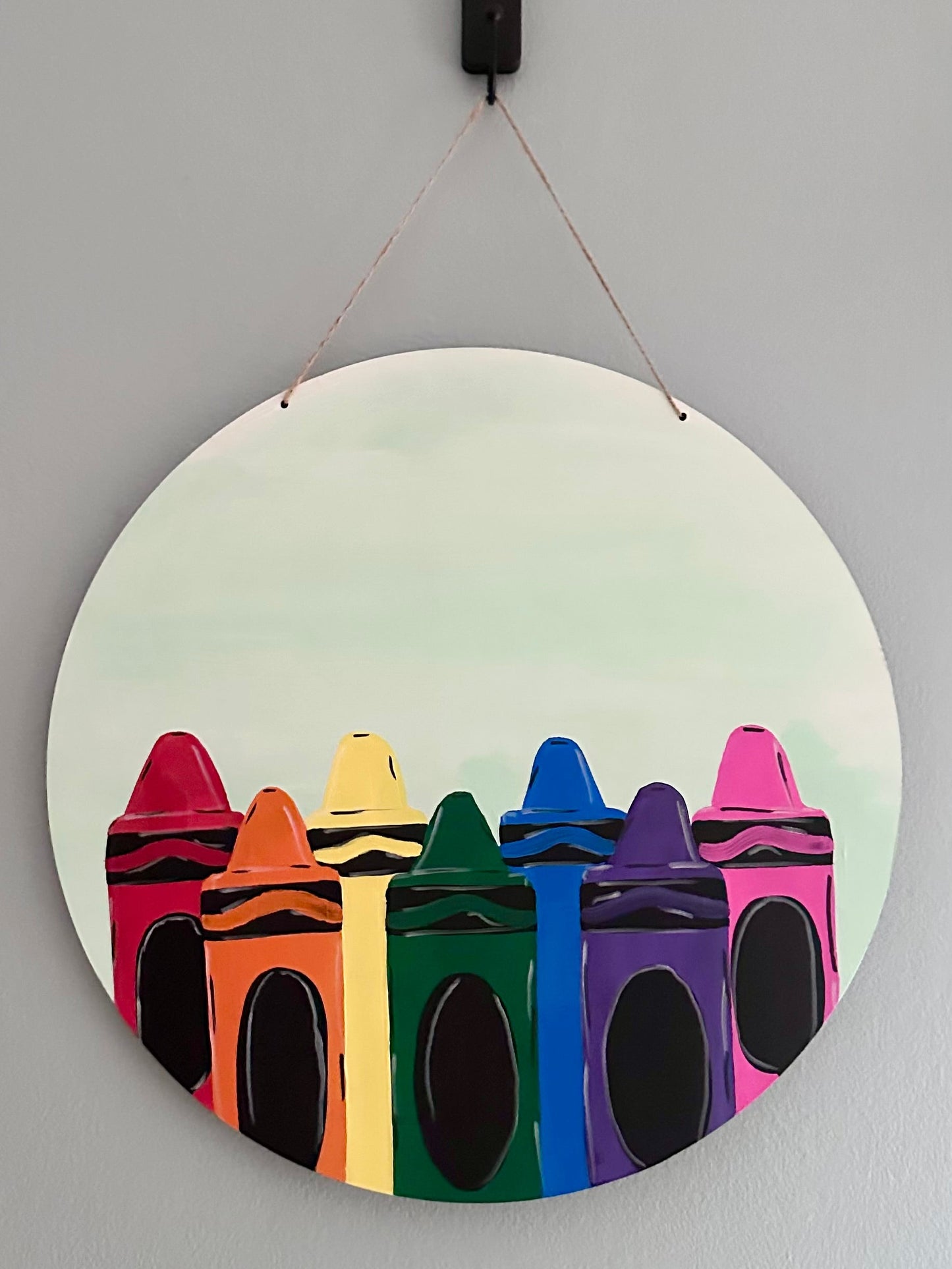 *Painted Teacher Door Sign