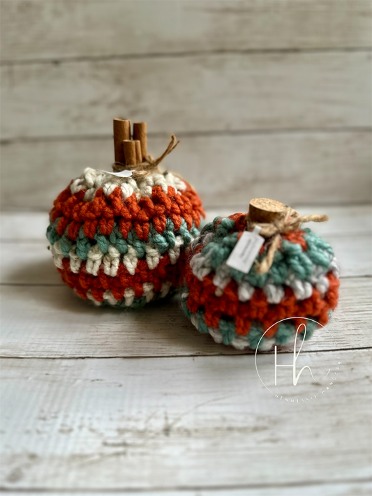 ***Scented Crocheted Pumpkins