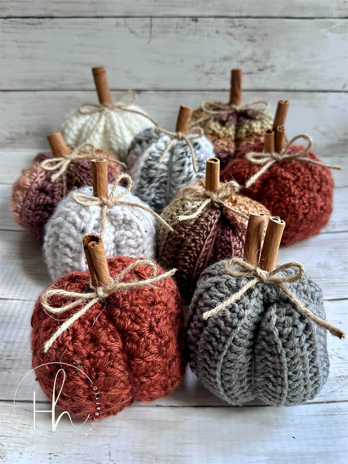 ***Scented Crocheted Pumpkins