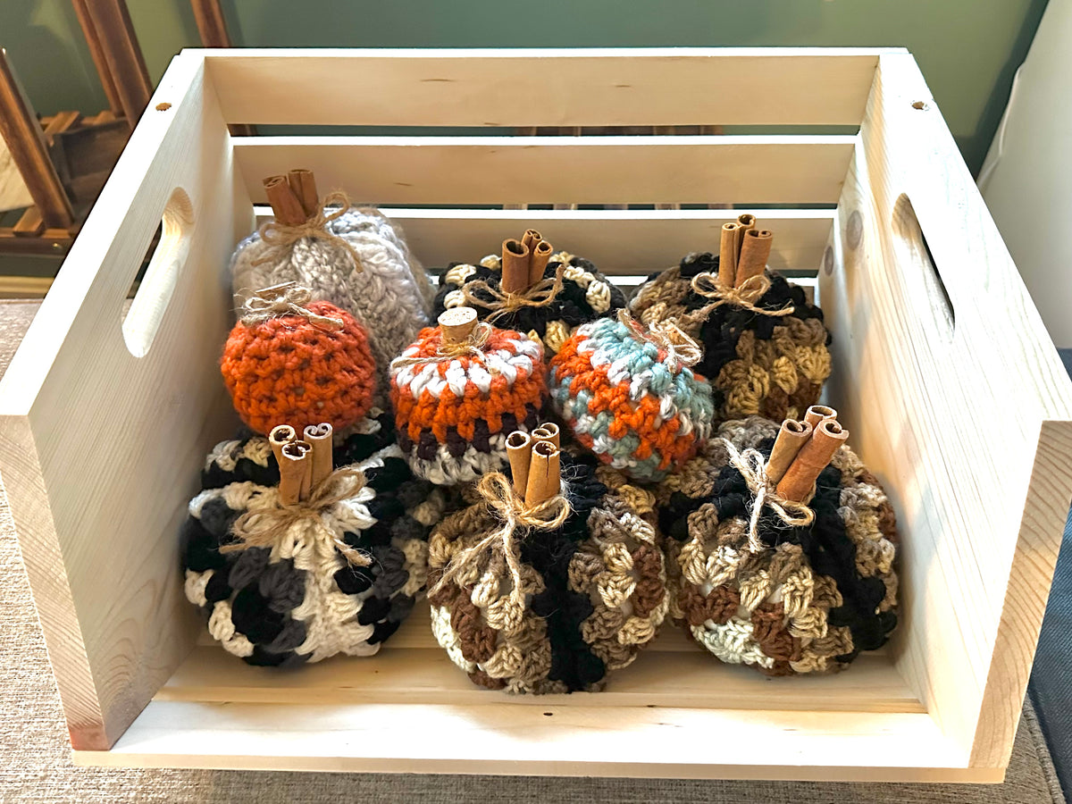 ***Scented Crocheted Pumpkins